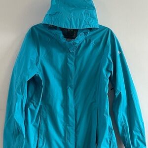 Eastern Mountain Sports Teal Hooded Ski Jacket